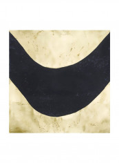 Shape Shifter IX Wall Poster Beige/Black 80x80x3.5centimeter