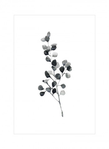 Brume Botanical III Wall Poster Black/Grey/White 75x80x3.5centimeter