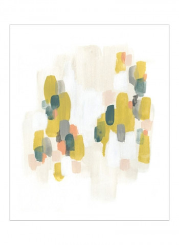 Verdant Spectrum I Poster Yellow/Beige/Green 80x85x3.5centimeter