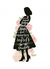 Iconic Woman IV Poster Pink/Black/Green 75x90x3.5centimeter