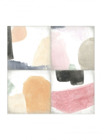 Pastel Tile IV Wall Poster Multicolour 80x80x3.5centimeter