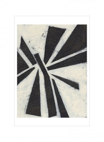 Symbiotic IV Wall Poster Black/White 75x80x3.5centimeter