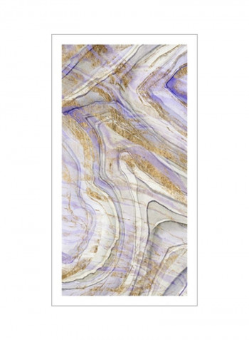 Amethyst And Gold I Wall Poster Brown/Purple/White 75x90x3.5centimeter