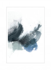 Coastal Crush II Wall Poster Green/Blue/Grey 75x80x3.5centimeter
