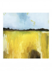 Gilt Meadow II Poster Green/Blue 80x80x3.5centimeter