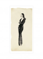 Fashion Glimpse VI Poster Black/Beige 75x90x3.5centimeter