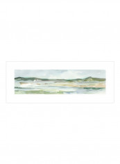 Panoramic Seascape II Poster Blue/Green 100x60x3.5centimeter