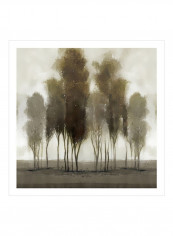 Neutral Scape Poster Brown/Beige 80x80x3.5centimeter