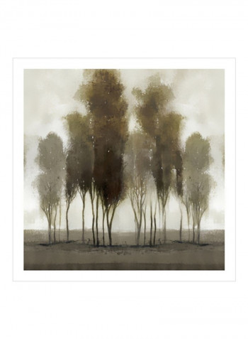Neutral Scape Poster Brown/Beige 80x80x3.5centimeter