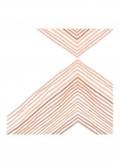 Pink Apogee II Poster Red 80x80x3.5centimeter
