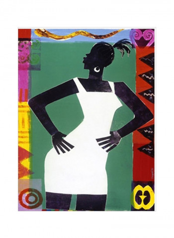 St. Sapphire Wall Poster Multicolour 75x80x3.5centimeter