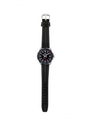 Men's Edifice Leather Analog Watch Efv-120BL-1AVUEF