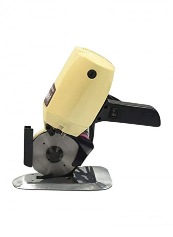 Round Knife Cloth Cutting Machine Beige/Black
