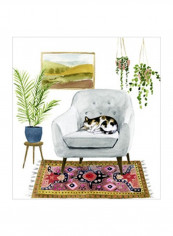 Homebody II Wall Poster Multicolour 75x75x3.5centimeter