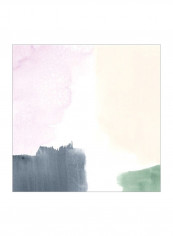 Color Swatch IX Wall Poster Beige/Purple/Grey 65x65x3.5centimeter