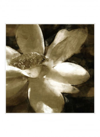 Bronze Lily III Poster White/Brown 80x80x3.5centimeter
