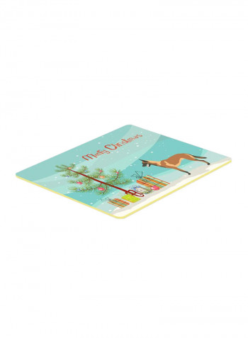 Malinois Belgian Shepherd Christmas Kitchen Mat Multicolour 22 x 32inch