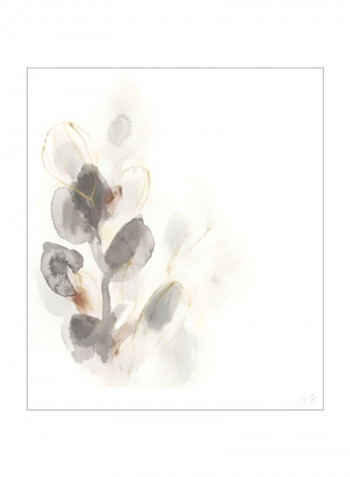 Seed Pod I Wall Poster Grey/Beige/White 80x80x3.5centimeter