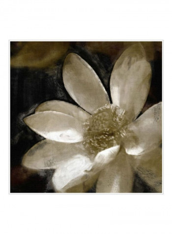 Bronze Lily I Poster White/Brown 80x80x3.5centimeter