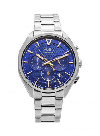 Watch Band 100M Water Resistant Stainless Steel Analog At3G81X1 للرجال