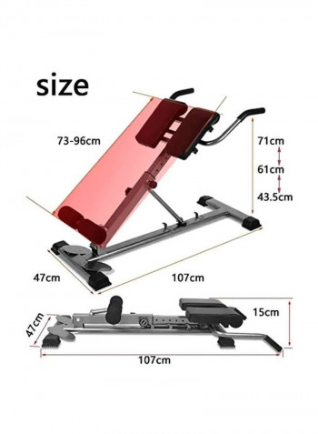 Multifunction Fitness Chair Bench 105x30x30cm