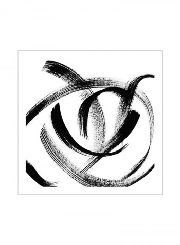 Follow Me III Poster Black/White 80 x80 x3.5centimeter