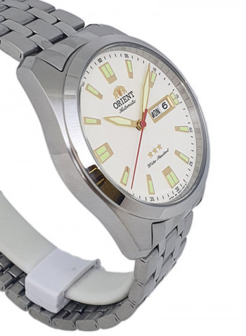 Men's 3 Star Stainless Steel Analog Watch SAB0C002W8