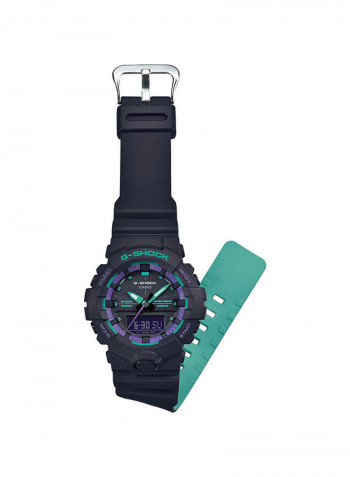 Men's Resin Analog/Digital Wrist Watch GA-800BL-1ADR