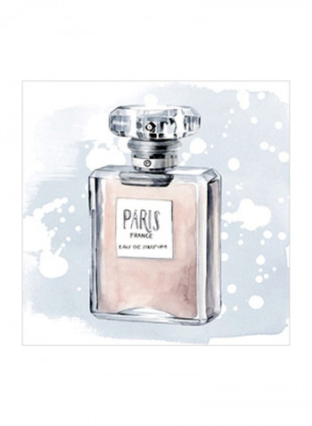 Parfum I Wall Poster Grey/Pink/White 75x75x3.5centimeter