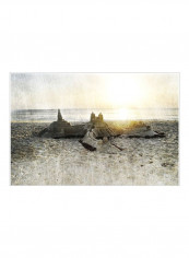 Sand Castle I Poster Neutral 80x75x3.5centimeter