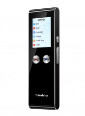 T8S Intelligent Handheld Portable Wi-Fi Voice Translator Black