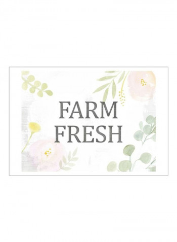 Farmhouse Sayings VI Poster Green/Black/Beige 80x75x3.5centimeter
