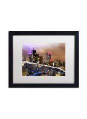 City That Never Sleeps Framed Wall Art Multicolour 16 x 20inch