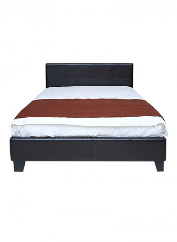 Maitra Single Bed Dark Brown