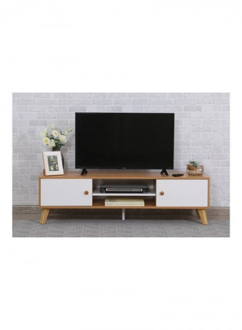 TV Unite Furniture Brown/White