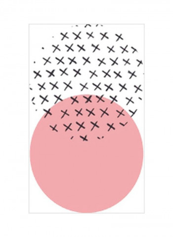 Spot Light I Wall Poster Pink/White/Black 75x80x3.5centimeter
