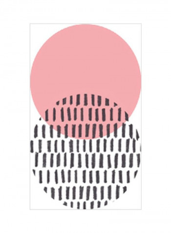 Spot Light II Wall Poster Pink/White/Black 75x80x3.6centimeter