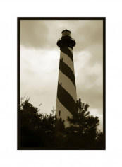 Hatteras Island Lighthouse Posters Beige/Black/Grey 75x80x3.5centimeter