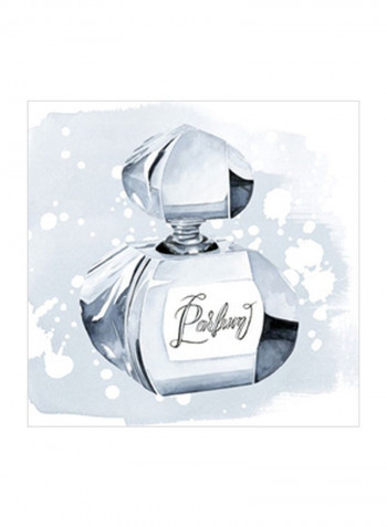 Parfum III Wall Poster Grey/White 75x75x3.5centimeter