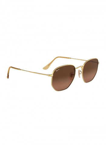 Classic Hexagonal Sunglasses - Lens Size: 51 mm