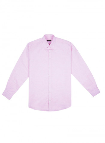 Stylish Collared Neck Shirt Lilac Purple