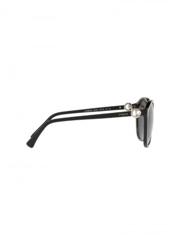 Women's Round Frame Sunglasses - Lens Size: 57 mm