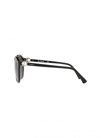 Women's Round Frame Sunglasses - Lens Size: 57 mm