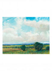 Looming Clouds II Poster Multicolour
