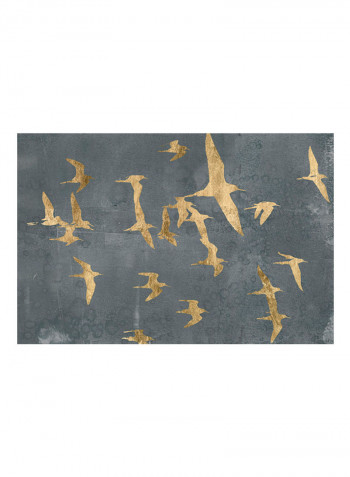 Silhouettes In Flight IV Poster Multicolour