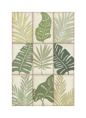 Verdant 9-Patch Poster Green