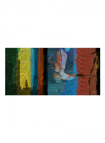Boot Collage Poster Multicolour