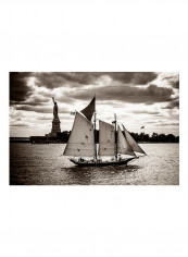 The Clipper & The Liberty Poster Multicolour