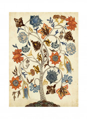 VIntage Tree Of Life Poster Multicolour
