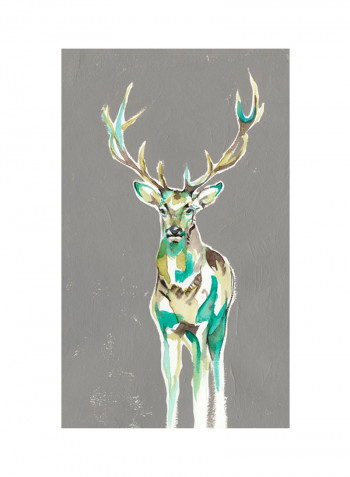 Solitary Deer II Poster Multicolour